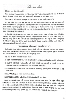CHINH PHỤC CÂU HỎI LÝ THUYẾT VẬT LÍ THEO CHỦ ĐỀ (Dùng chung cho các bộ SGK hiện hành)
